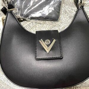 Valentino Orlandi Vegan Crescent Crossbody Bag